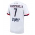 Paris Saint-Germain Khvicha Kvaratskhelia #7 Bortedrakt 2025-26 Korte ermer